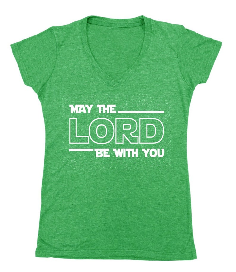 May the Lord Be With You Christian - Women's V-neck - Etsy