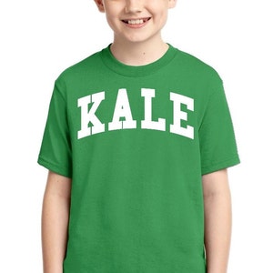 Kale (White Text) - Youth T-shirt