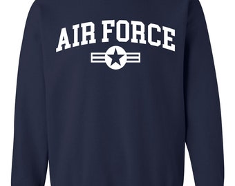 MUSICOT Mens Athletic Pullover Cozy Sport Outwear US Air Force Sweatshirt Hoodies 