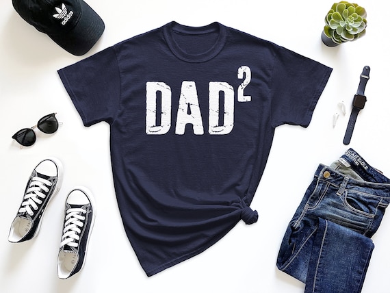 Mens Dad Squared Shirt Dad Of Two Shirt Mens Dad Squared Shirt Dad Of Two Shirt