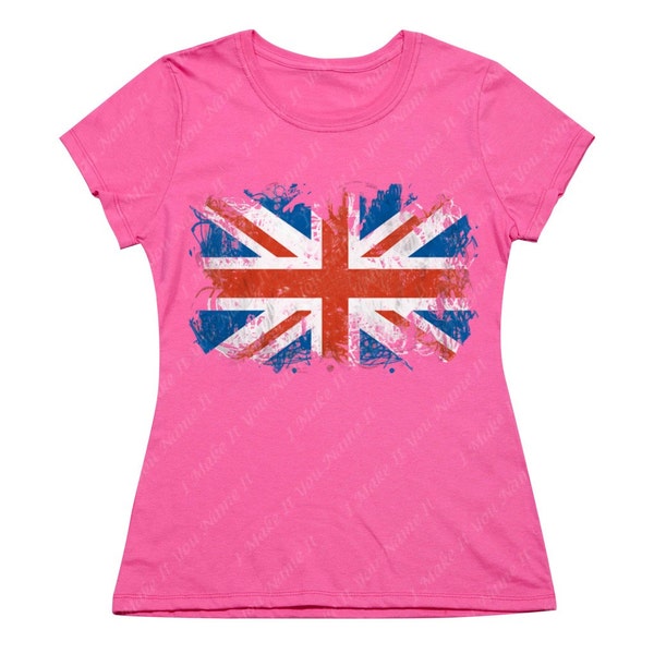 Small Union Jack Flag - Ladies' T-shirt