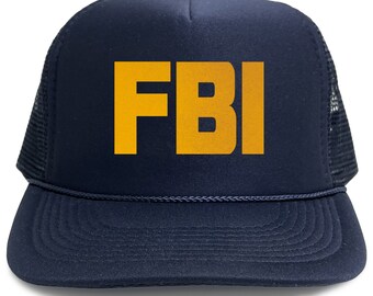 FBIロゴ刺繍 ネイビーキャップ ワシントンD.C. FBIロゴ刺繍 ネイビーキャップ ワシントンD.C.
