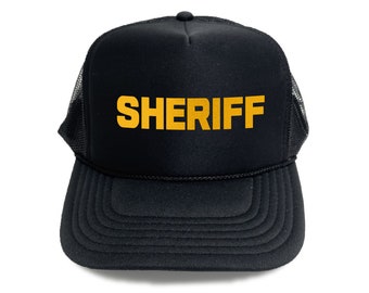 Sheriff Caps - Etsy