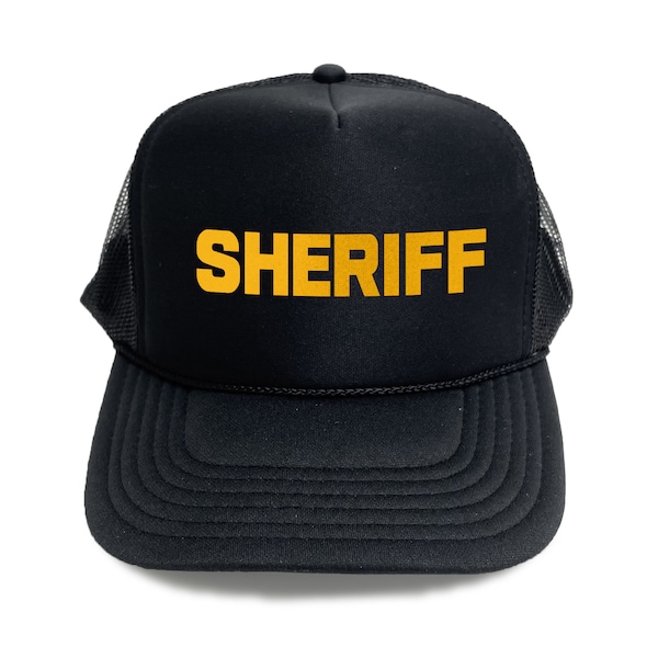 Sheriff Baseball Hat Etsy