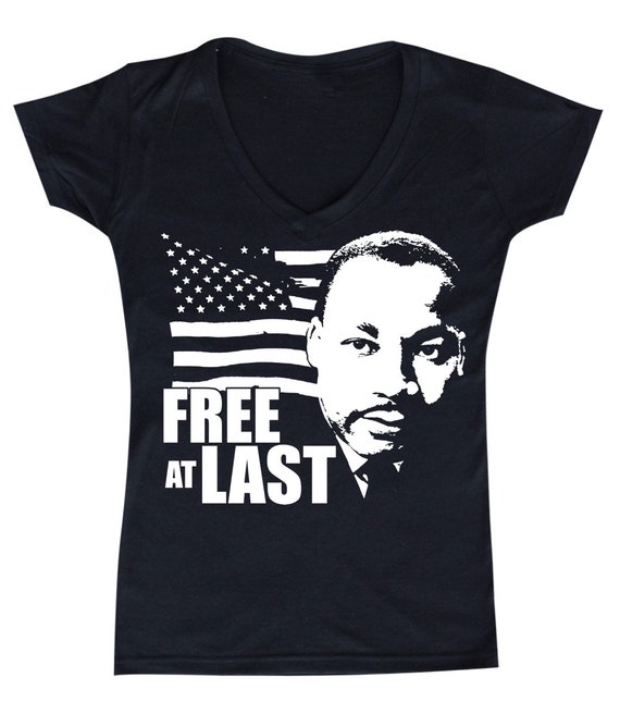 Free at Last Dr Martin Luther King Jr Quote Women's - Etsy