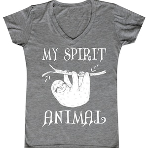 My Spirit Animal Sloth - Ladies&#39; V-neck