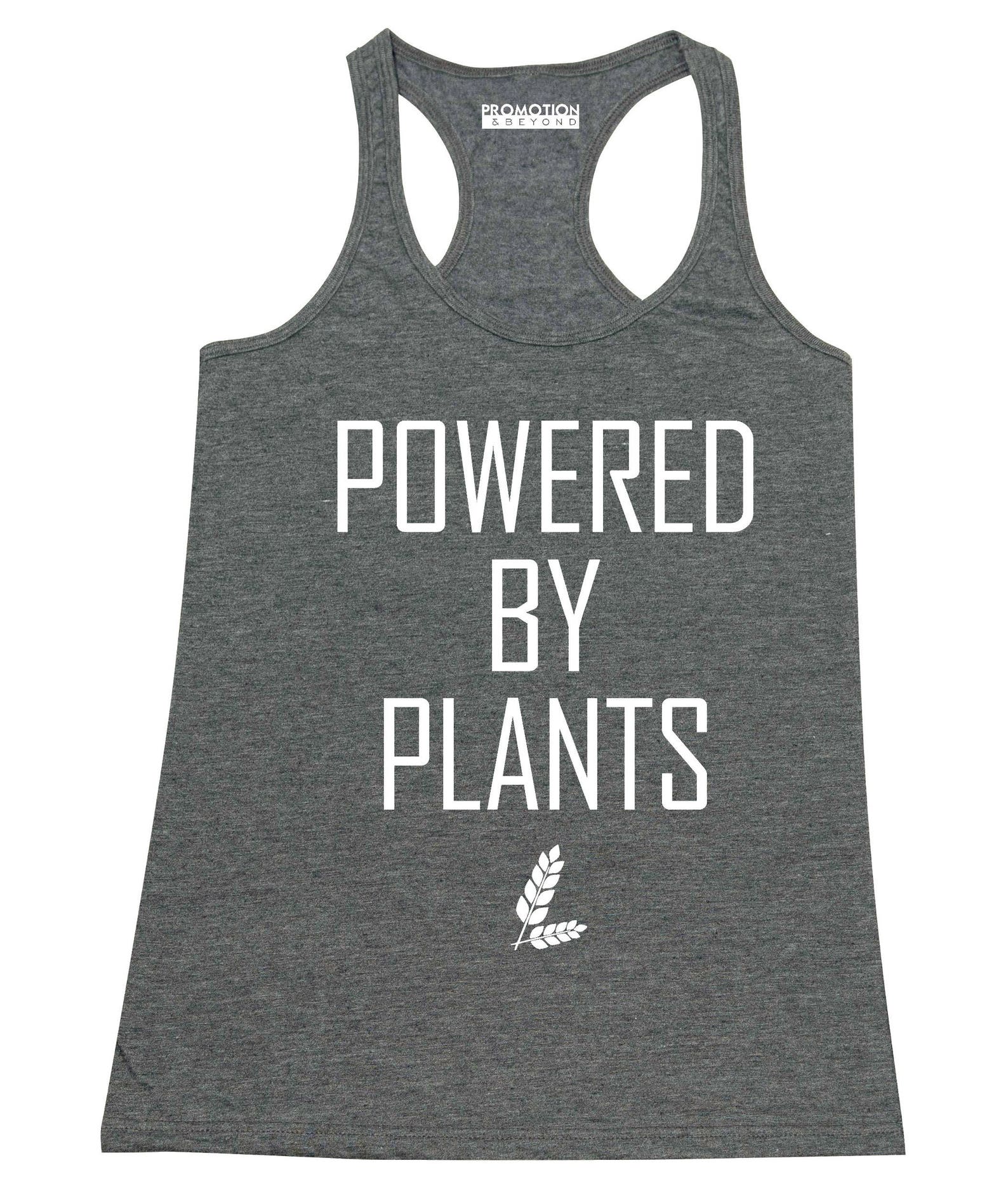 Powered by Plants Funny Vegan Ladies' Tank Top Etsy