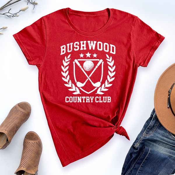 Bushwood Country Club Women's T-shirt | Funny Golf Retro 80's Theme Comedy Sports Movie Parody Halloween Party Costume Gear