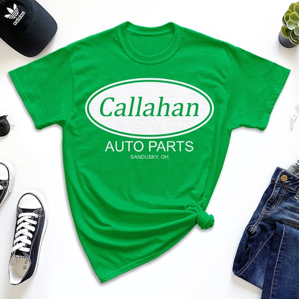 Callahan Auto Parts Men's T-shirt | Funny Team Group Retro 90's Halloween Costume Party Cosplay Movie Pop Culture Inspiration