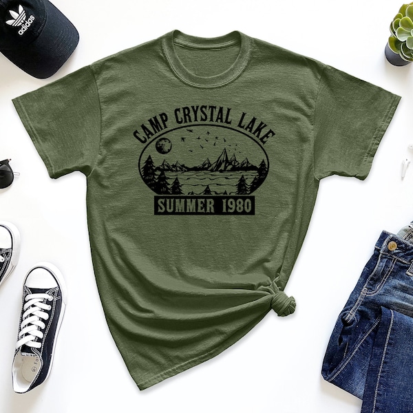 Camp Crystal Lake Halloween Parody Costume - Men's T-shirt