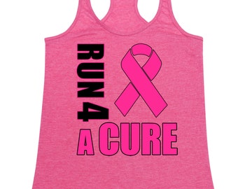 Run for A Cure Breast Cancer Awareness - Women's Tank Top