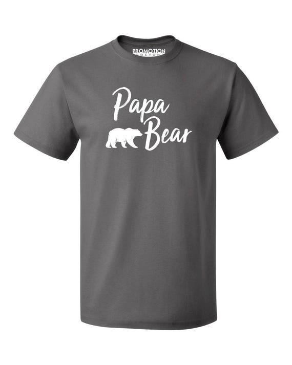 Papa Bear White Men's T-shirt | Etsy