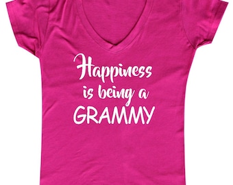 Happiness is Being A Grammy - Ladies' V-neck