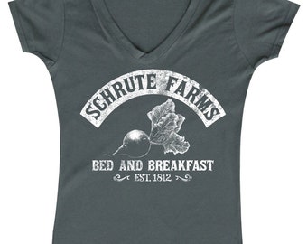 Schrute Farms Beets Bed & Breakfast Funny - Ladies' V-neck