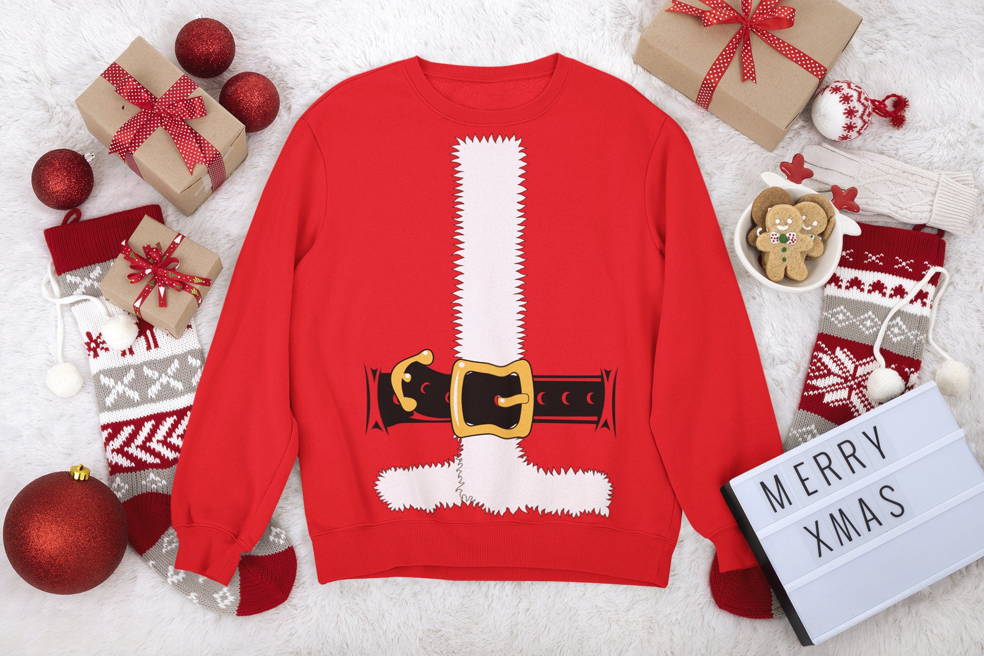 Big and Tall Santa Costume Etsy