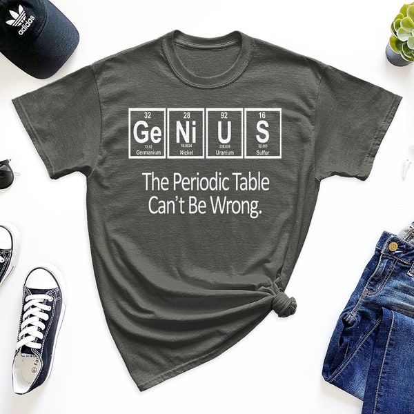 Periodic Table Elements Genius - Men's T-shirt