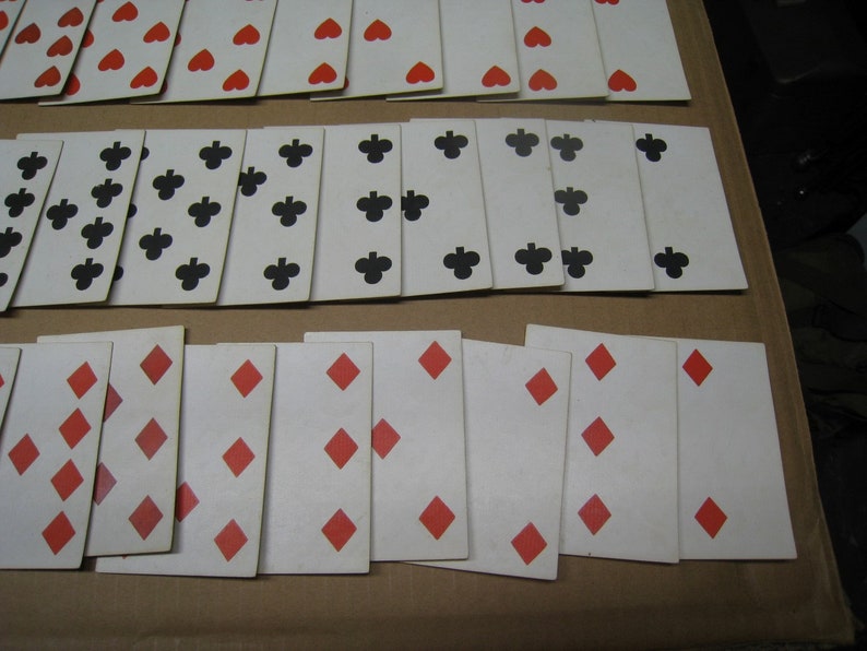 Carte da gioco da poker originali vintage/antiche della guerra civile, mazzo completo - A. Dougherty New York / senza numeri immagine 4