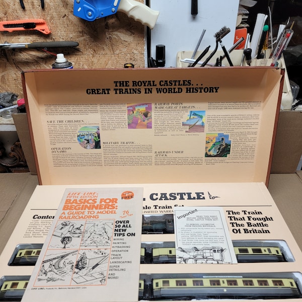 Vintage HO Scale Life-Like Royal Castle Collection Train Set Cornish Riviera Limited