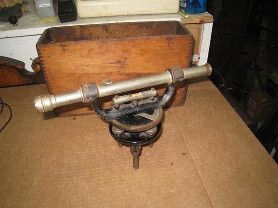 Vintage Surveyors Transit Scope Ls Starrett Co - 