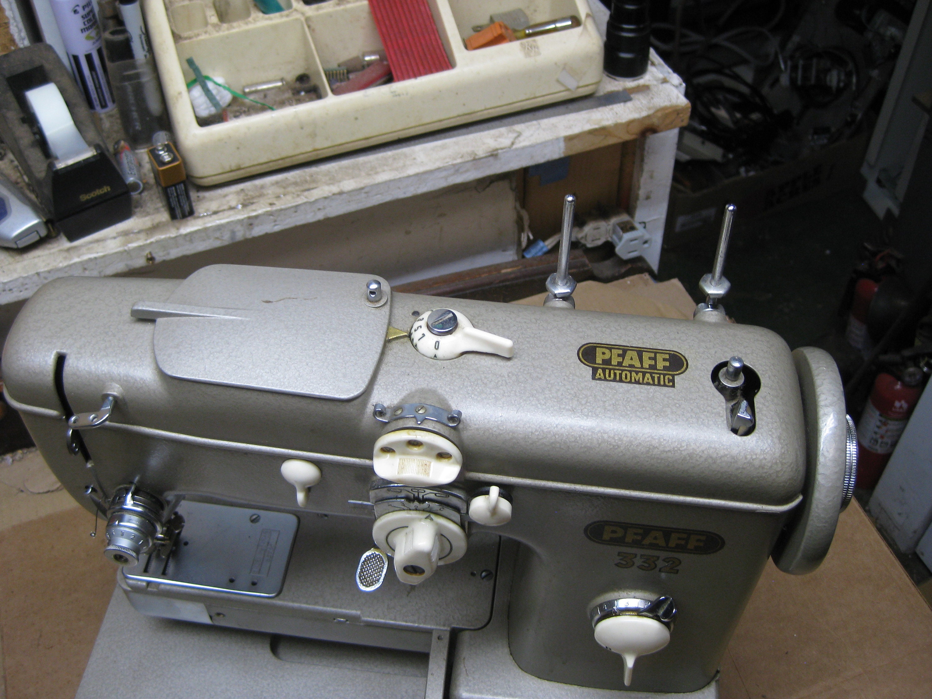 Vintage 1950's Pfaff 332 Sewing Machine Germany S/N Etsy Canada