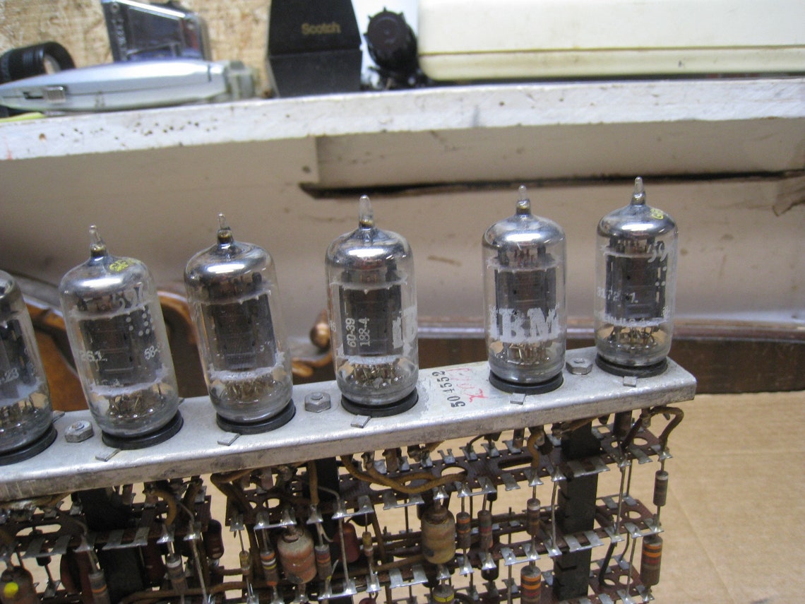 Vintage 1950's 60's IBM Vacuum Tube Modular PlugIn Etsy