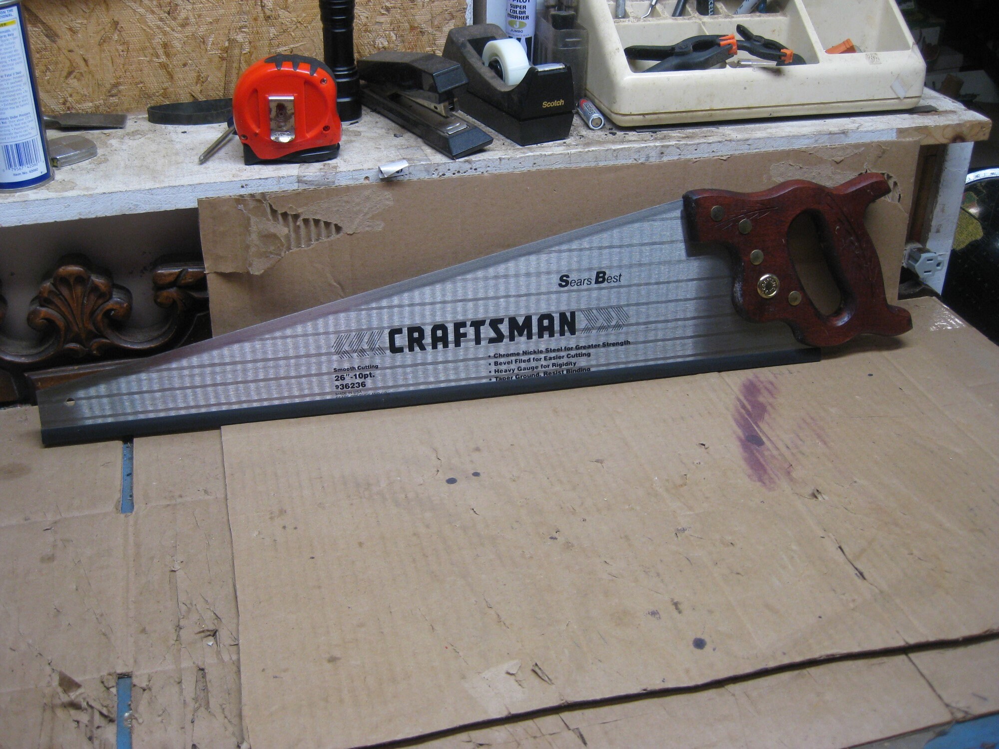 Vintage Sears Best Craftsman Hand Saw 26 10pt. No. 36236 NOS