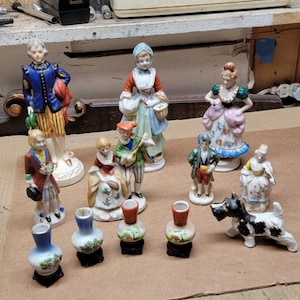 Vintage Occupied Japan Porcelain / Ceramic Curio Trinkets-Knick Knacks-Tchotchke
