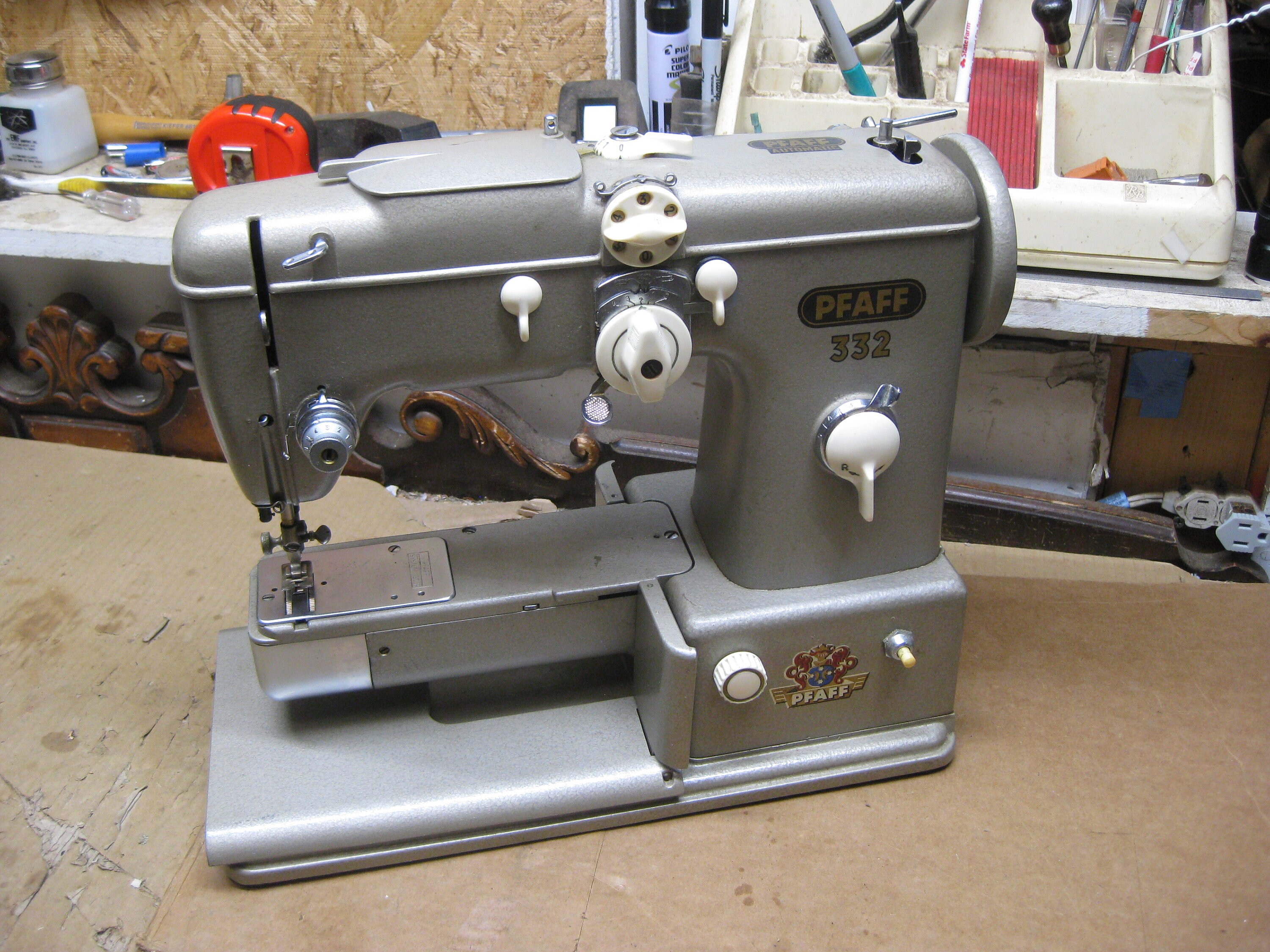 Vintage 1950's Pfaff 332 Sewing Machine Germany S/N Etsy Canada