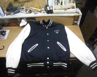 Vintage 80's GAP DENIM Men's 2 Tone Blue Jean Jacket STADIUM