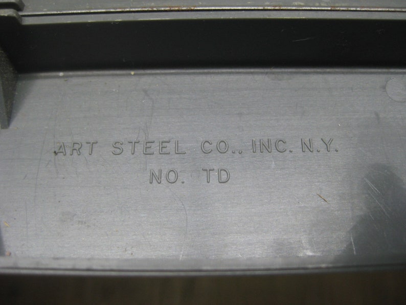 Vintage Industrial Metal File / Folder Desk Organizer 5 Etsy