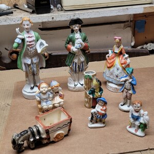 Vintage Occupied Japan Porcelain / Ceramic Curio Trinkets-Knick Knacks-Tchotchke