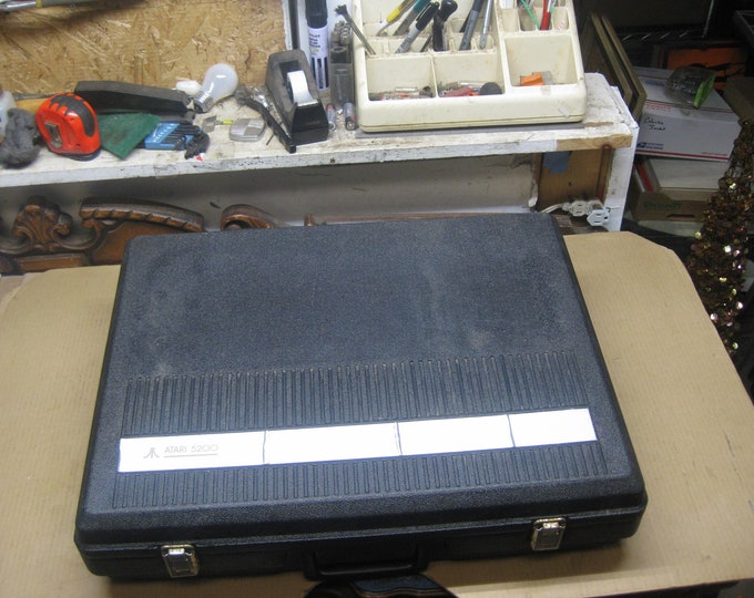 Super Rare Original Atari 5200 Hard Plastic Travel Carry Case Etsy