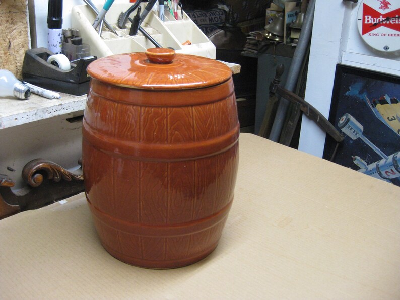 Vintage Maxwell House Icedtea Dispenser Ceramic Barrel Design Etsy