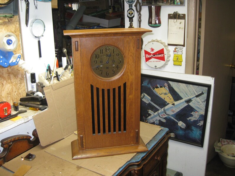 Stickley Wedding Mantle Clock No. 89081 Prairie Mission Etsy