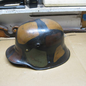 Vintage WWI German Military Helmet - 308th Infantry Meuse-Argonne Offensive