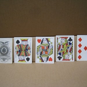 Carte da gioco da poker originali vintage/antiche della guerra civile, mazzo completo - A. Dougherty New York / senza numeri immagine 7