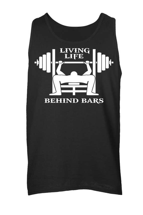 Living Life Behind Bars Bench Press Gym Shirt Workout In This Etsy