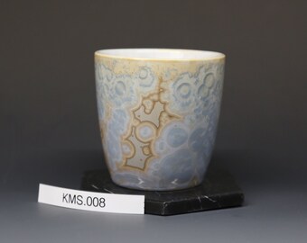 9 OZ Medium Earless Mug "Crystal Mosaic" (270ml) no. #KMS.008