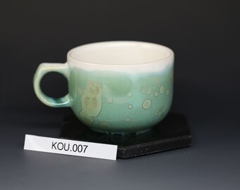7.5 OZ Small Mug "Light Green" (220ml) no. #KOU.007