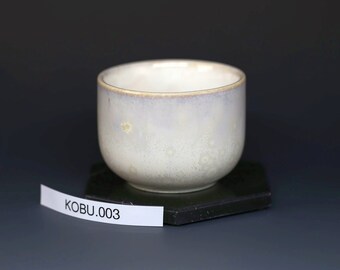 7.5 OZ Small Handless Cup "Yellow Crystals" (220ml) no. #KOBU.003
