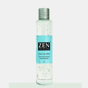 VEGAN Dead Sea Water | Dead Sea Salt Water |Toner Dead Sea Water | Vegan Skin Care by Zen Formula