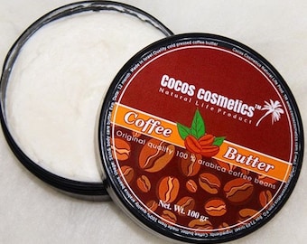 Vegan Coffee Body Butter | Body oil | Body butter | Organic body butter | Natural Coffee Butter | Coffee Bean Butter | Anti Cellulite Butter