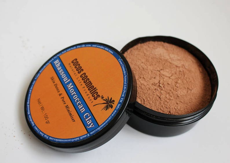 Moroccan Clay Rhassoul Red Moroccan Clay Rhassoul Clay for Etsy