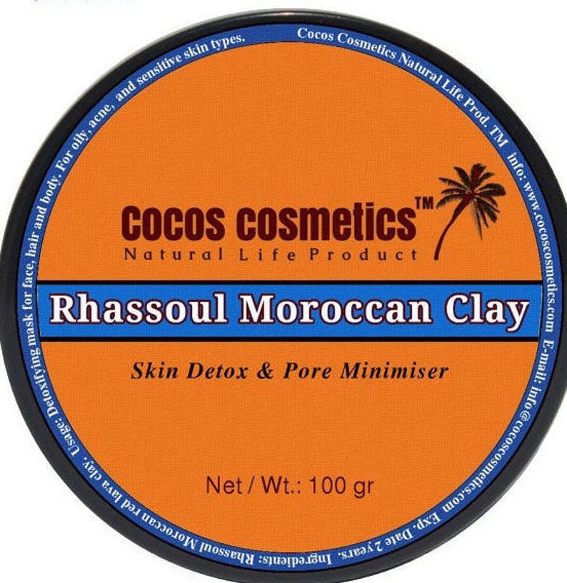 Moroccan Clay Rhassoul Red Moroccan Clay Rhassoul Clay for Etsy