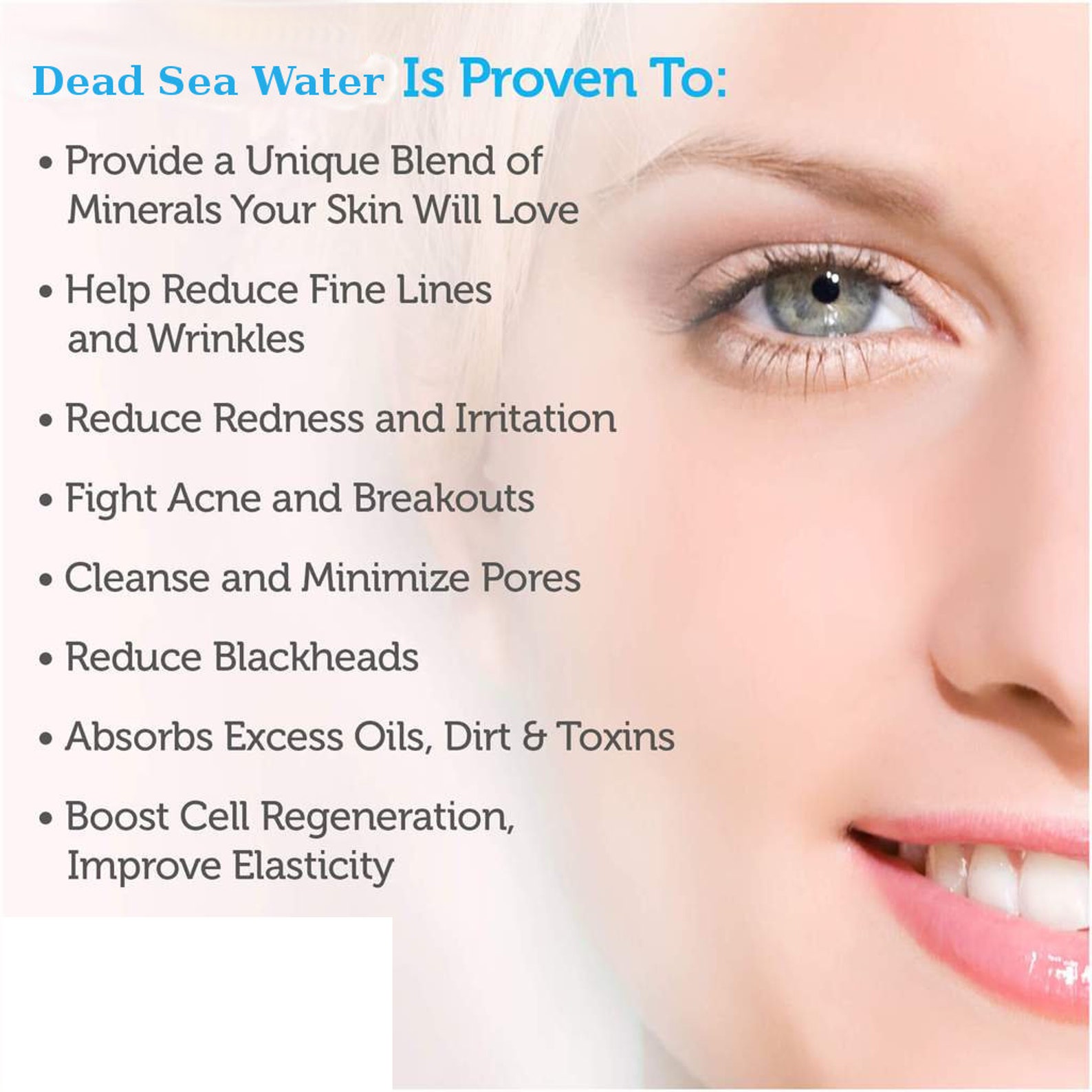 Dead Sea Water Dead Sea Salt Water toner Dead Sea Water Etsy