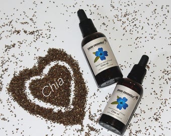 Vegan Chia hair oil 100 ml | Organic chia seed hair oil | Chia seed oil | vegan friendly chia oil green | moisturizer hair serum