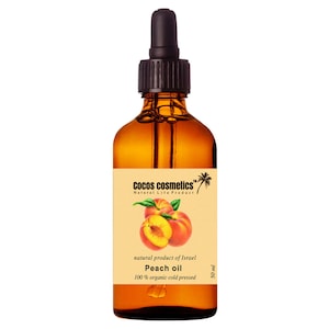 Organic Peach Kernel Oil 50 ml | Organic Face Oil | Face oil | Natural Peach Body Oil | Eyelashes Oil  For Eyebrow Growth | Vegan face oil