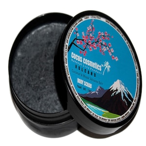 Vegan Body Facial Scrub | Body Salt Scrub | Hawaiian Black Lava Scrub | Black Hawaiian Sea Salt Scrub/ Black Salt Scrub | black salt Scrub