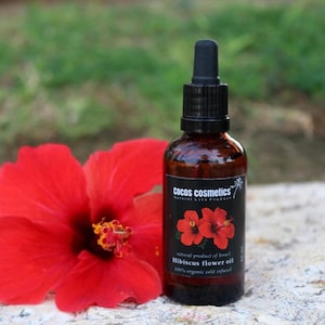 100% Pure Hibiscus Seed Oil for Hair Growth | Vegan Hair Care | Nourishing Hair Serum | Best Hibiscus Seed Oil for Hair | 50 ml | Hair oil