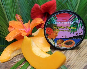 Papaya-Enzym-Peeling Tropische Gesichtsmaske | Vegane Gesichtsmaske | Gesichtsmaske | Vegan freundlich | Hautpflege | Naturmaske | Bio-Maske